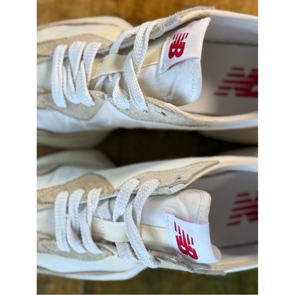 New Balance 327 Angora Suede Womens 10.5 / Men's 9 Beige White Sneakers WS327 - Picture 11 of 12